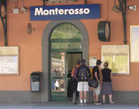 Monterosso Central Train Station in Cinque Terre Italy