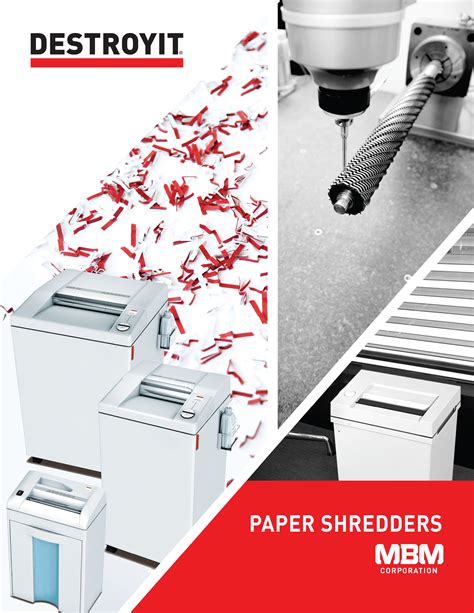 IdealMBM Destroyit Paper Shredders and Accessories - Automation One