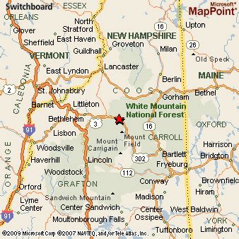 Bretton Woods, New Hampshire Area Map & More