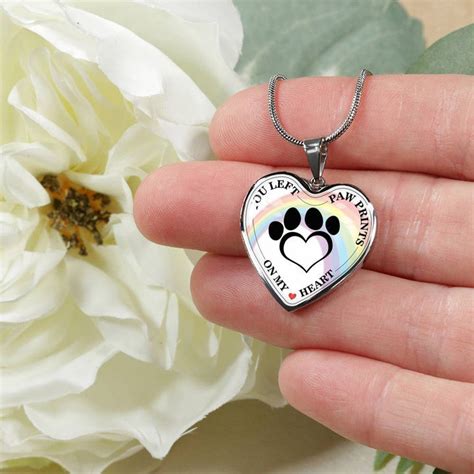 Rainbow Bridge Memorial Pet Necklace – Help For Paws