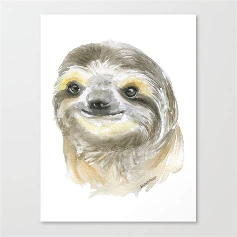 Sloth Face Drawing at PaintingValley.com | Explore collection of Sloth Face Drawing