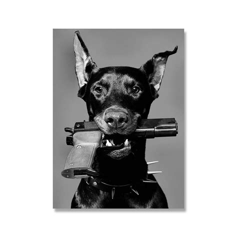 Doberman Wall Poster - classic shop