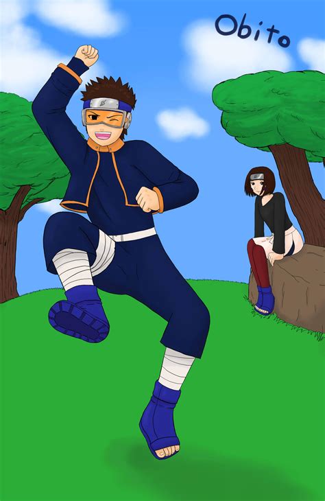 Obito and Rin as kids (Request) by kitkatnis on DeviantArt