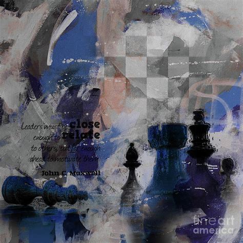 Chess game board Painting Painting by Gull G - Fine Art America