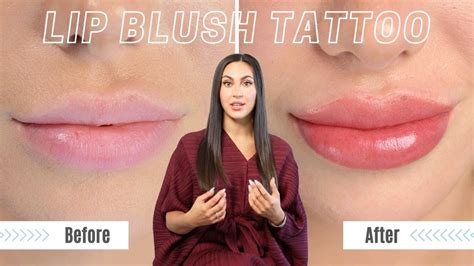 Lip Blush Tattoo - What To Expect (Healing Process, Pain, Etc) - YouTube