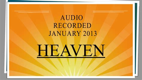 The Biblical Description of Heaven - YouTube