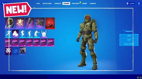 New Fortnite X Halo! - Master Chief Skin, Gravity Hammer Pickaxe, UNSC ...