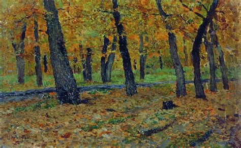 Oak grove. Autumn., 1880 - Isaac Levitan - WikiArt.org