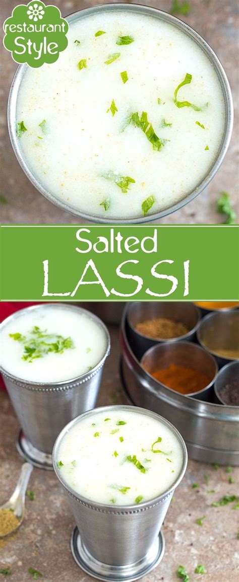 Only 4 ingredients needed to make this restaurant-style salted lassi. Cumin powder, salt, water ...