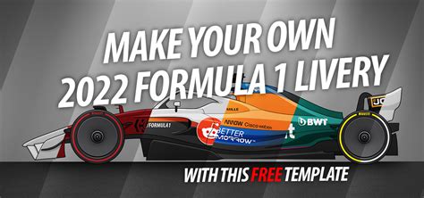 Make your own 2022 Formula 1 livery with this free template - FELIXDICIT