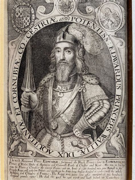 Early Engraving Edward III Black Prince - The Antiques Warehouse The ...