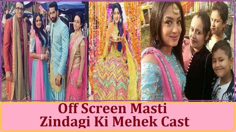 Off Screen Full Fun and Masti of Zindagi Ki Mehek Cast ! - YouTube