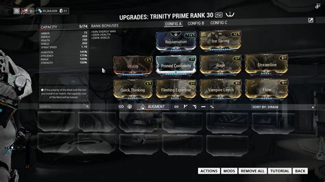 Help Trinity Prime Builds - Players helping Players - Warframe Forums