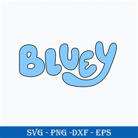 Logo Bluey SVG, Bluey Heeler SVG, Bluey SVG, Cartoon SVG Fil - Inspire ...