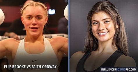 Elle Brooke vs Faith Ordway - Result, News, Stats, Full Fight Video - InfluencerBoxingRec