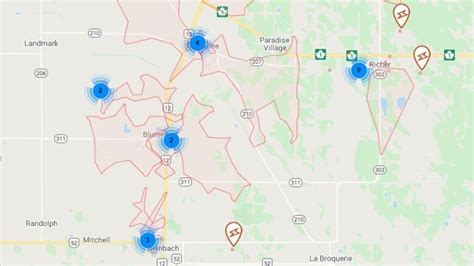 Downed line leaves close to 5,400 without power near Steinbach | CBC News