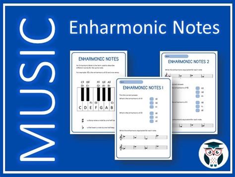 Enharmonic Notes in Music | Teaching Resources