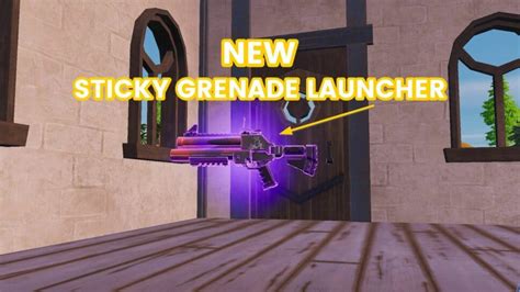 Fortnite Sticky Grenade Launcher: Stats, locations, and how to use | Esports.gg