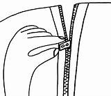 Zipper Coloring Pages sketch template