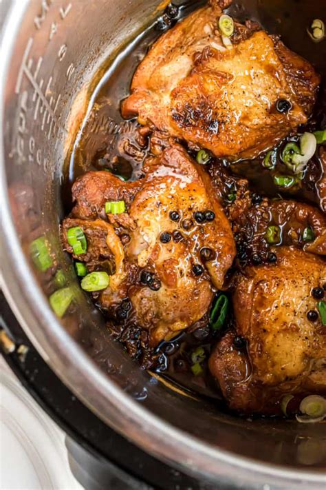 Instant Pot Chicken Adobo Recipe - Shugary Sweets