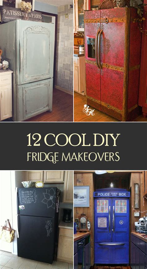 12 Cool DIY Fridge Makeovers