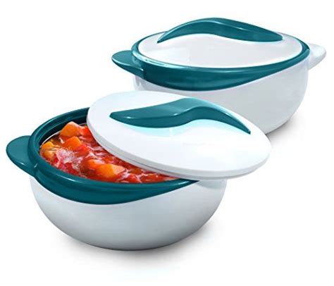 Pinnacle Serving Salad Soup Dish Bowl Thermal Insulated Bowl with Lid ...