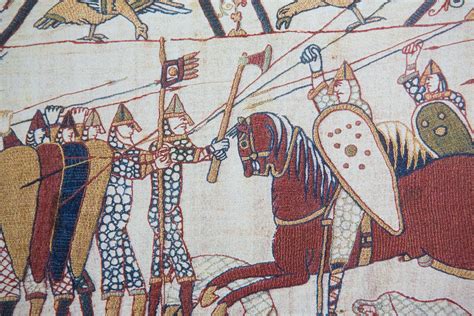 Bayeux tapestry, depicting the invasion by William The Conqueror - Heritage Hub