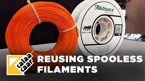 Reuse empty spools in 3D Printing. - YouTube