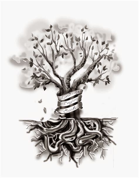 Pam Vale Art and Design Blog: Custom Family Tree Tattoo Design