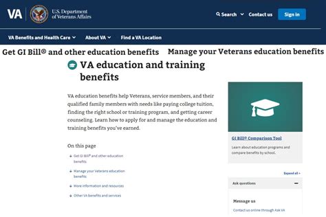 VA Education Benefits - Montgomery GI Bill, Payment, Schedule, Login