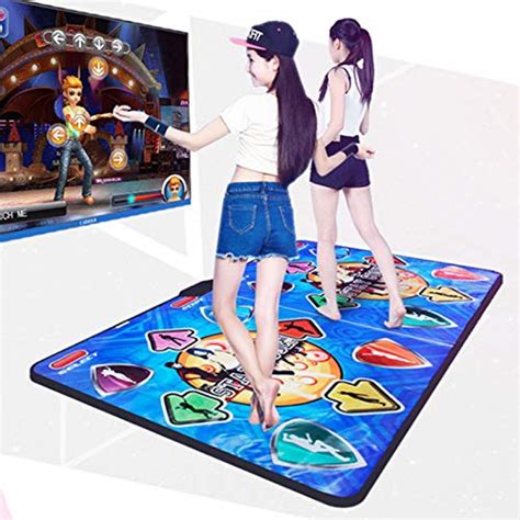 FWFX Dance Mat for Kids and Adults,Non-Slip Massage Dance Pad,Musical Electronic Dance Mat HD ...