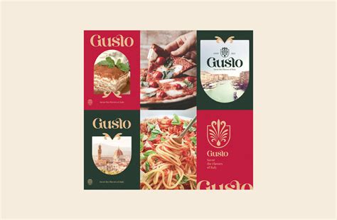 Gusto Italian restaurant :: Behance