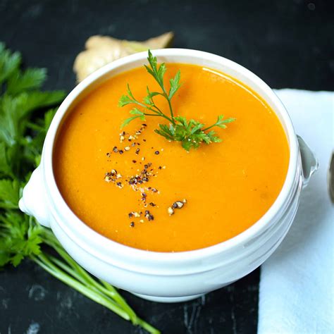 Carrot and Ginger Soup - The Well Fed Yogi