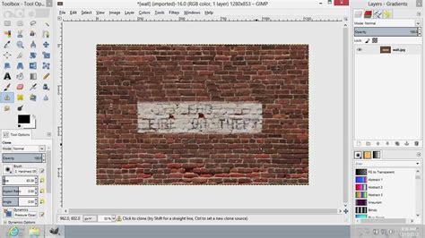 How to Use GIMP Clone Tool - YouTube