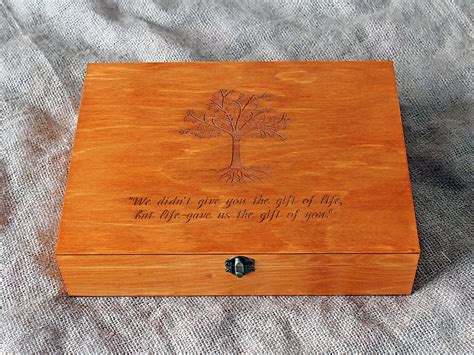 Personalized Memory Box Keepsake Box Custom Quote Memory - Etsy