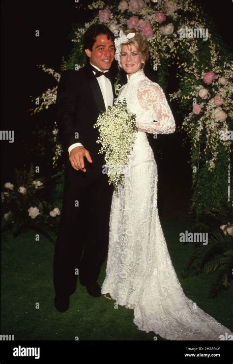 Tony Danza and Tracy Robinson on their wedding day on June 28, 1986 ...