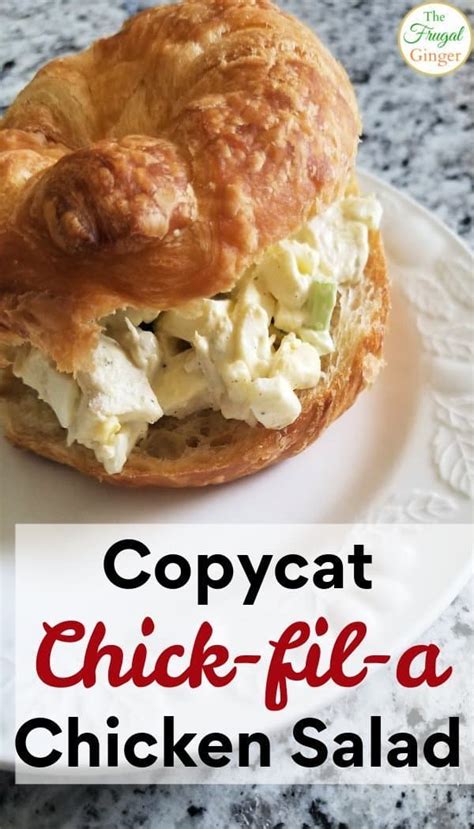 Copycat Chick-fil-a Chicken Salad Recipe - The Frugal Ginger