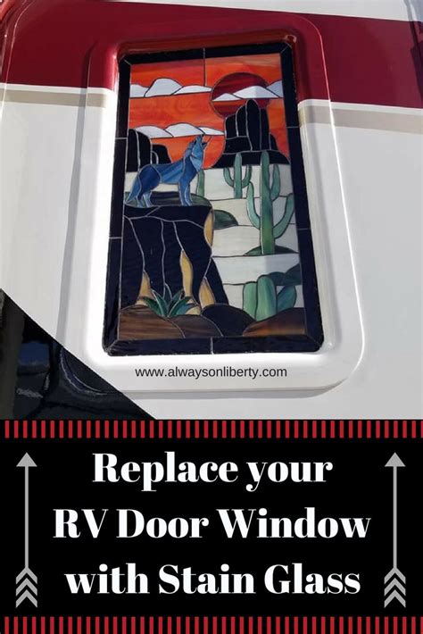 How to Replace Your RV Door Window on Your Camper | Always On Liberty | Rv, Camper awnings, Rv ...