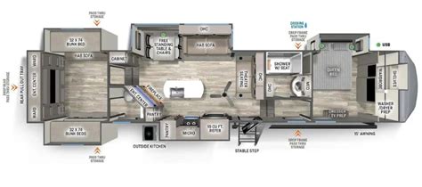 Luxury 5th Wheel Toy Hauler Floor Plans | Wow Blog