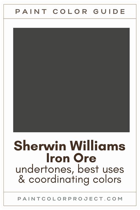 Sherwin Williams Iron Ore: a complete color review - The Paint Color ...