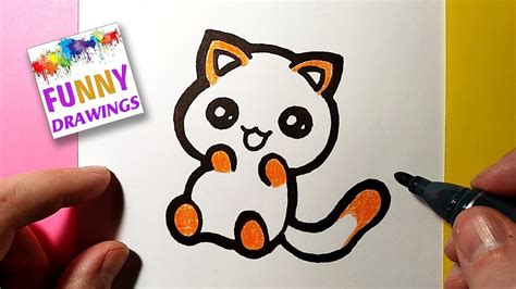 Cute Kitten Drawing