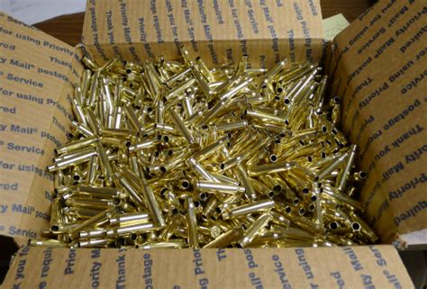 .223 Remington Brass Casings 1000 Bulk - First Class Bullets and Brass