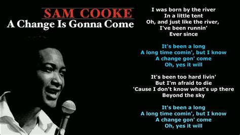 Sam Cooke - A Change Is Gonna Come {LYRICS} - YouTube