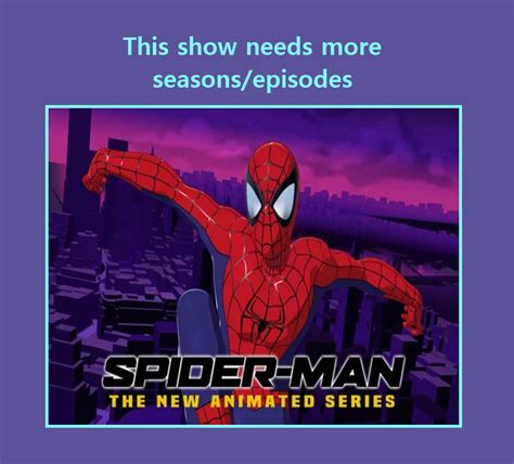 Spider-Man: TNAS Needs More Seasons And Episodes by Chrisarus12 on DeviantArt