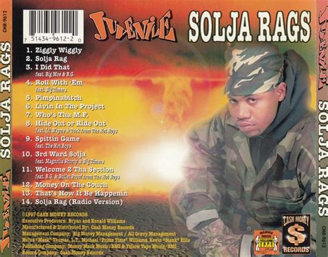 Solja Rags by Juvenile (CD 1997 Cash Money Records) in New Orleans ...