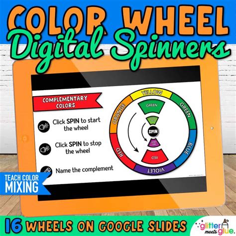 Digital Color Wheel Spinners – Teach Color Theory in Art Class