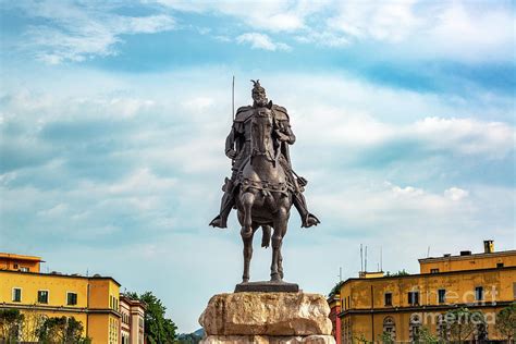 Skanderbeg Statue in Tirana Photograph by Jess Kraft