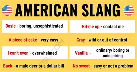 30+ Popular American Slang Words You Should Know • 7ESL