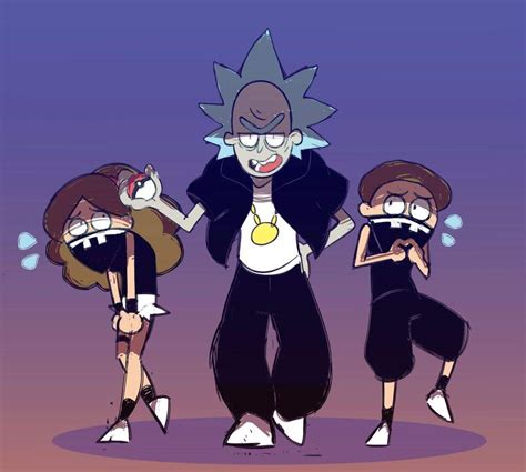 Rick y morty versión anime(fanarts) | •Anime• Amino