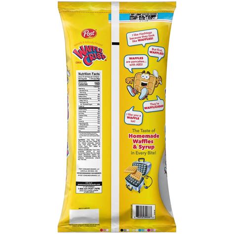 Post Waffle Crisp Bag 34oz - Walmart.com - Walmart.com